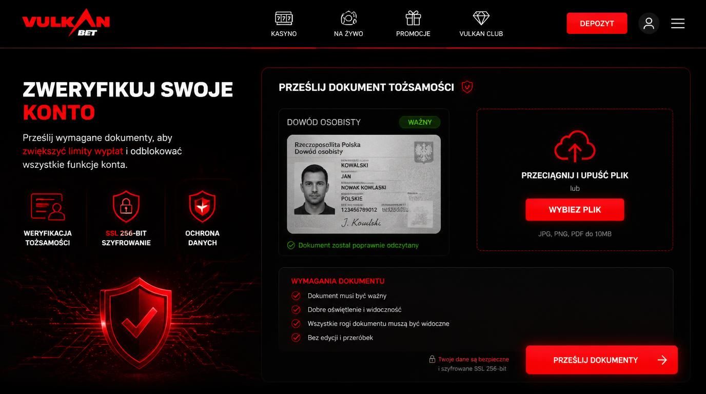 Obraz pokazuje dokumenty weryfikacyjne oraz elementy bezpieczeństwa danych